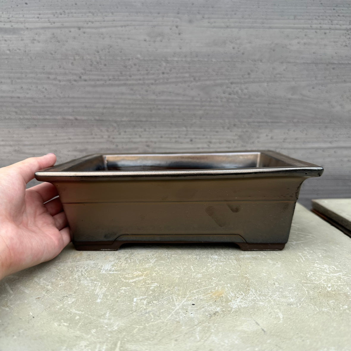 SHITAOBI PLANTER 9 BRONZE