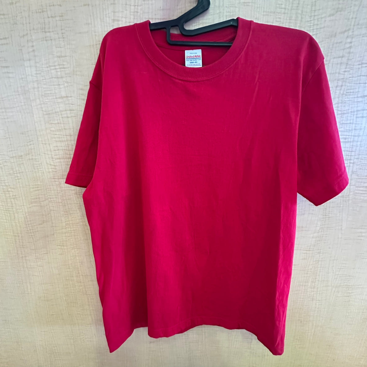 オリジナルTシャツ　恐竜　赤　XLサイズ