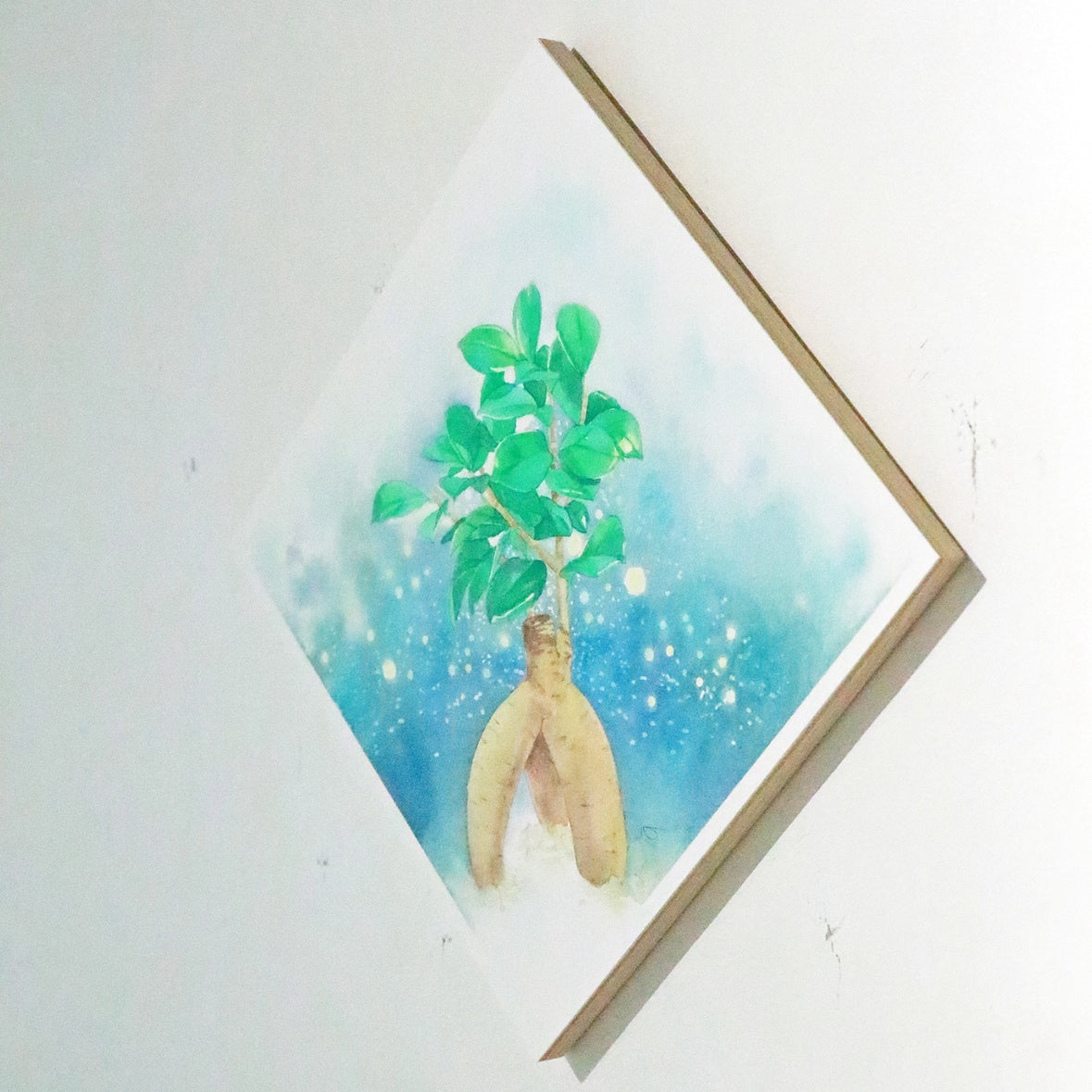 原画★ガジュマル　20×20cm