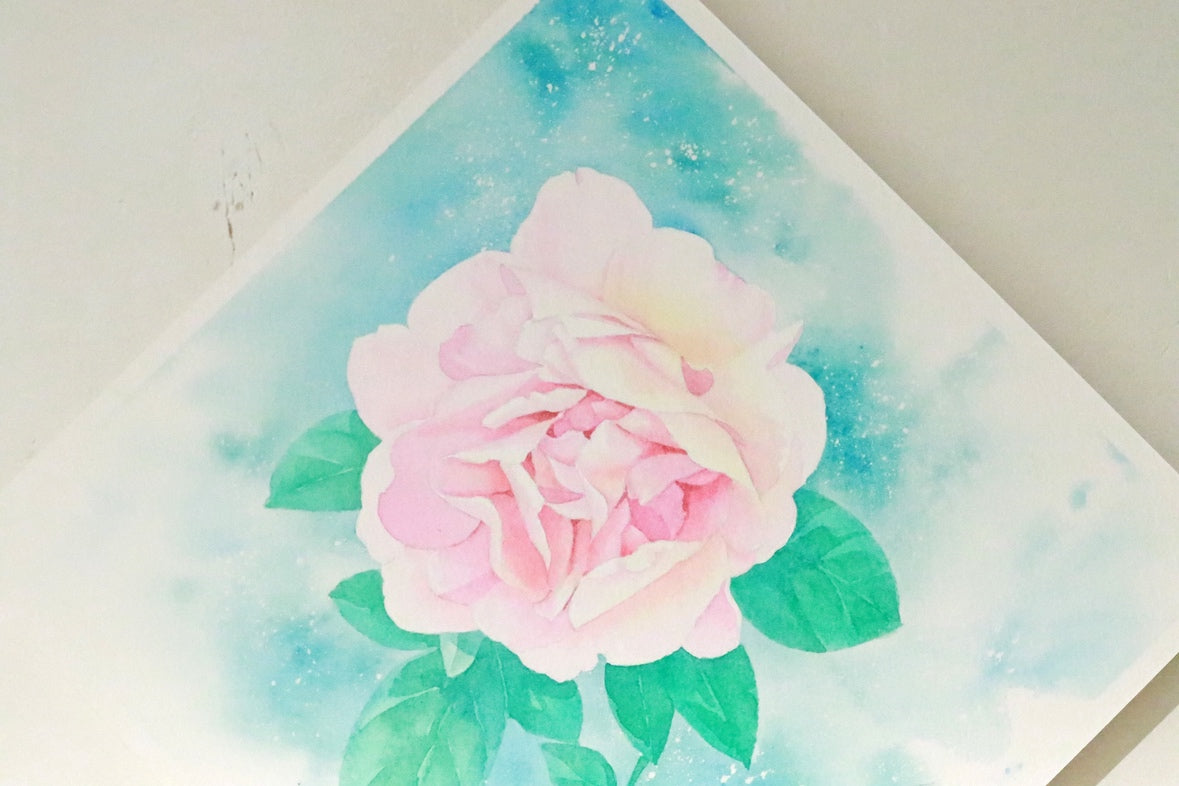原画★バラ　20×20cm