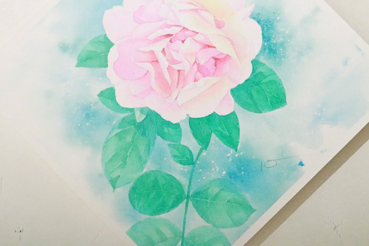 原画★バラ　20×20cm
