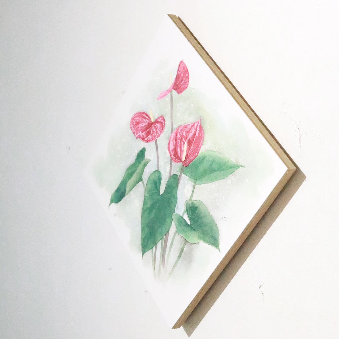 原画★アンスリウム　20×20cm