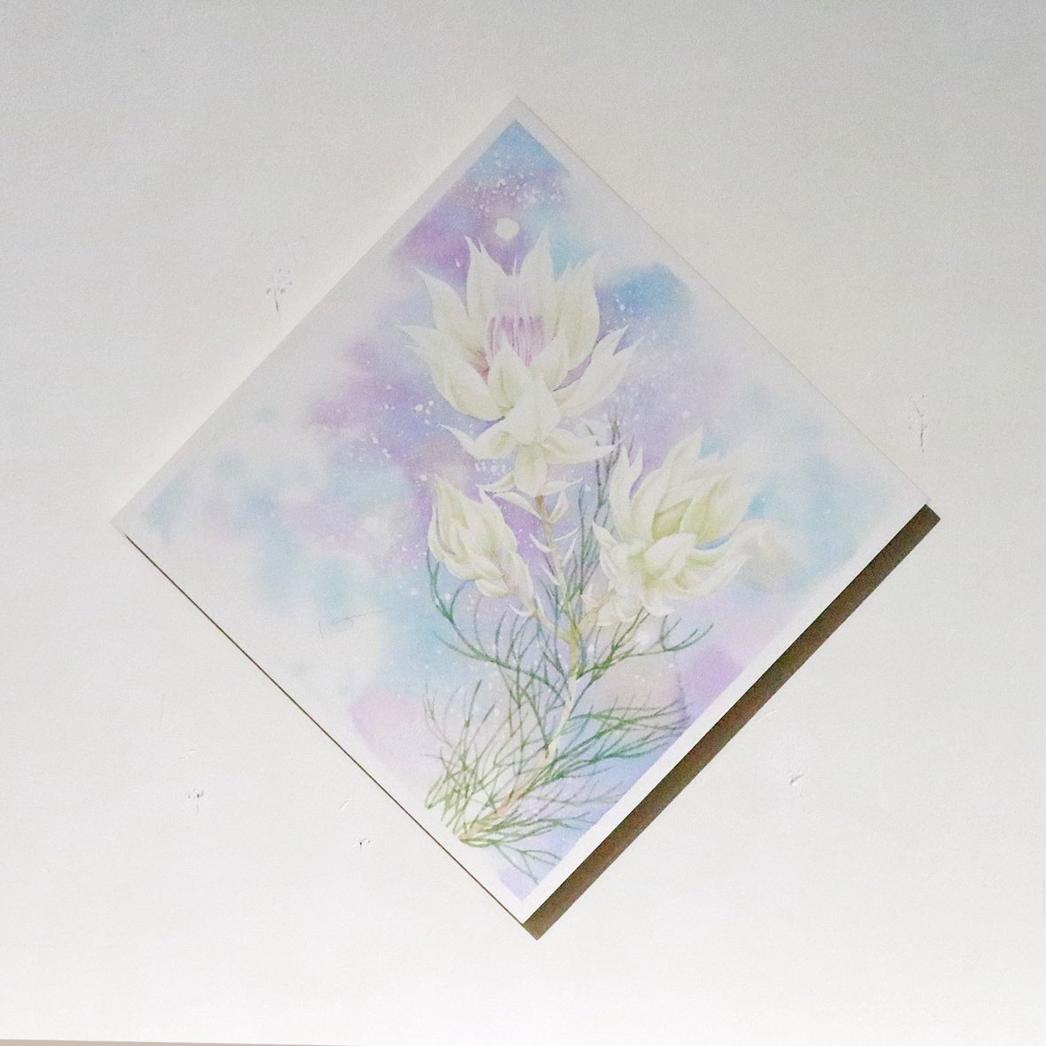 こころ作水彩画　原画★セルリア　20×20cm