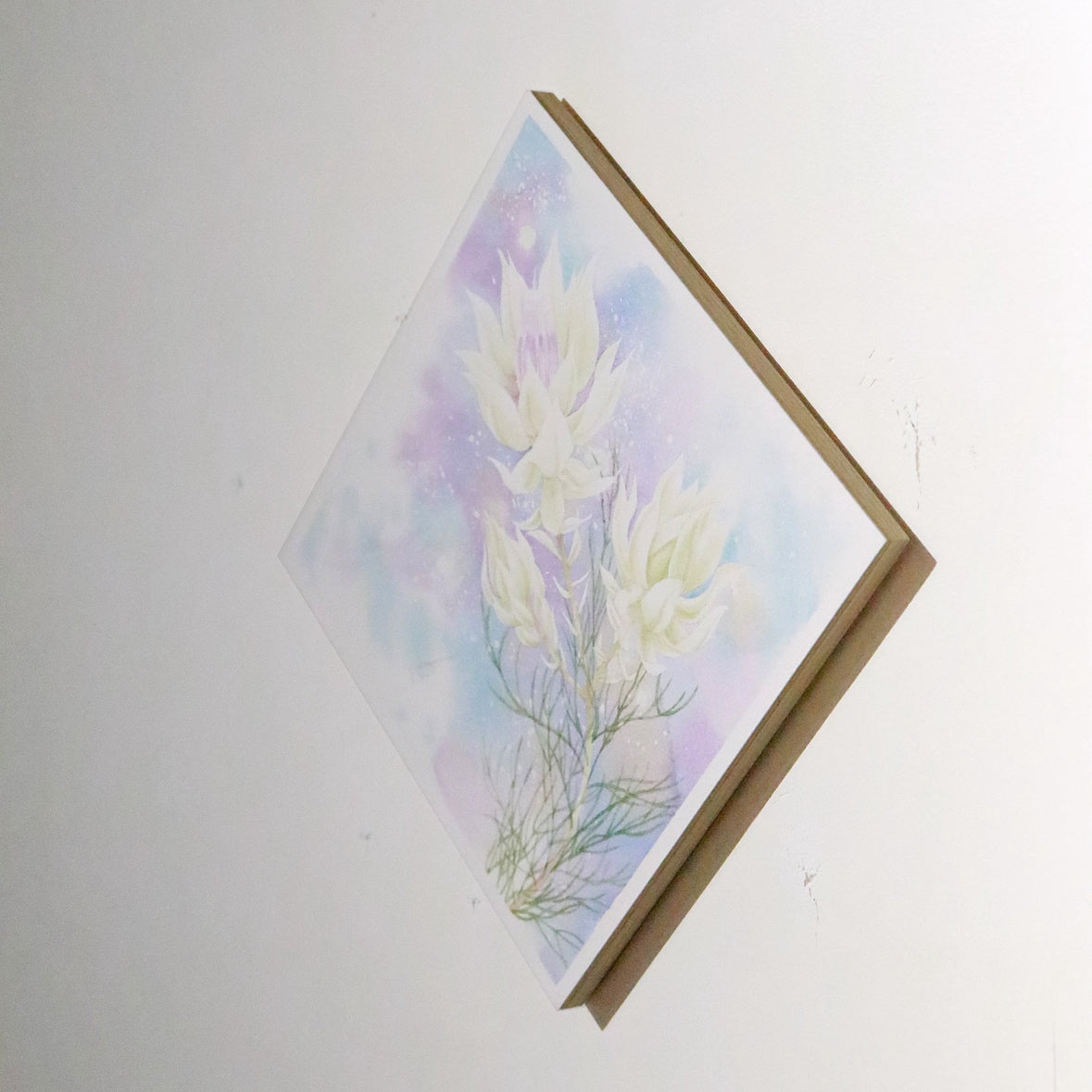 こころ作水彩画　原画★セルリア　20×20cm